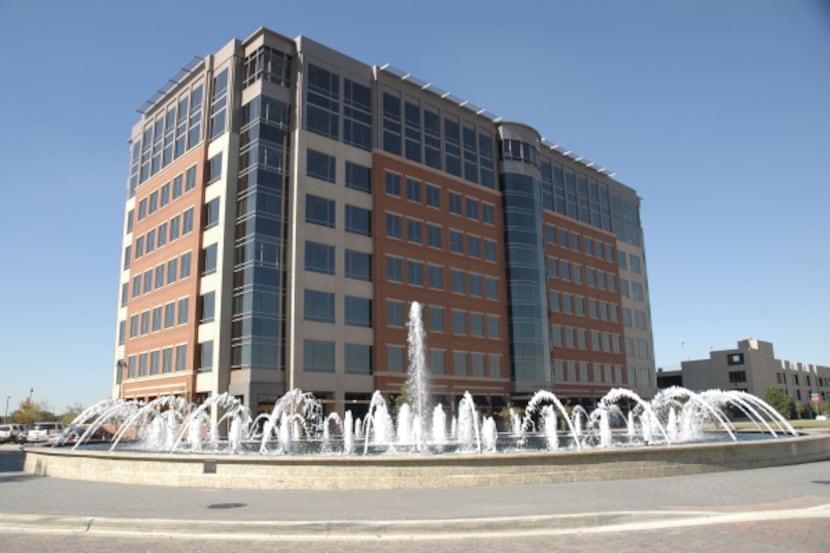 The One Legacy Circle office tower in Plano was sold by Franklin Street Properties.