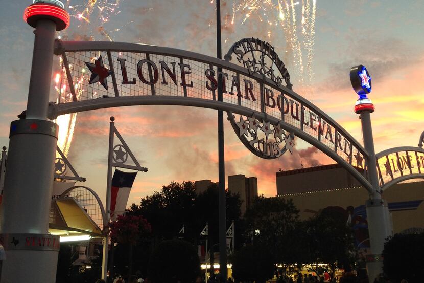 Southlake resident Chris Muncy took this photo of opening day fireworks at the Lone Star...