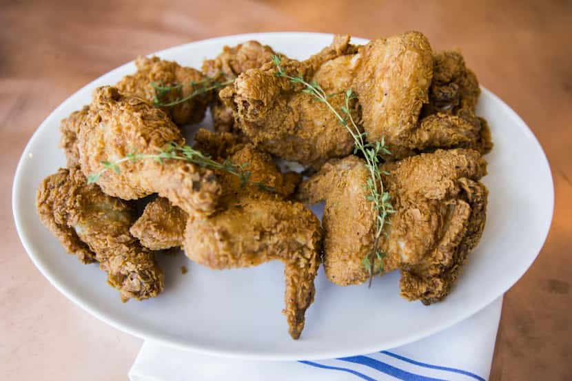 French fried chicken at Street's Fine Chicken on Friday, May 6, 2016 on Cedar Springs in...