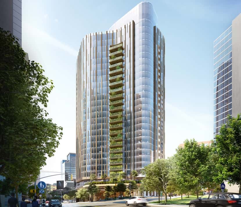 Rastegar has delayed construction of its proposed Uptown high-rise because of the pandemic.