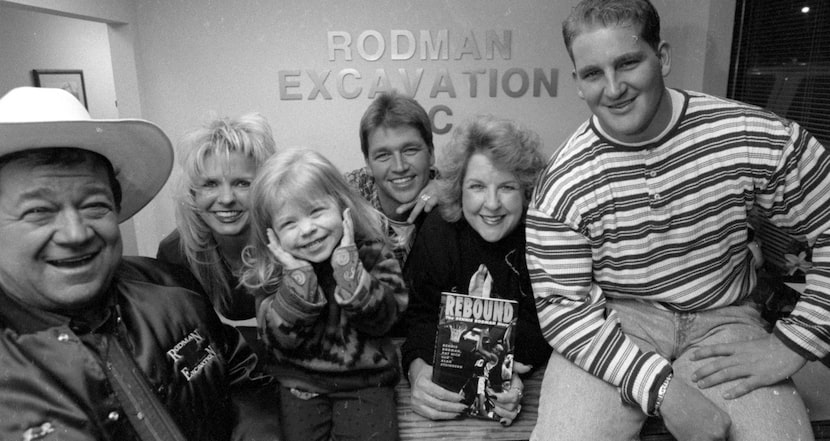 James Rich (from left), daughter-in-law Tina, granddaughter Brittany, 3, son Barry, wife Pat...