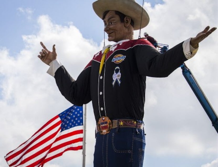 Big Tex./ (Smiley N. Pool/The Dallas Morning News)