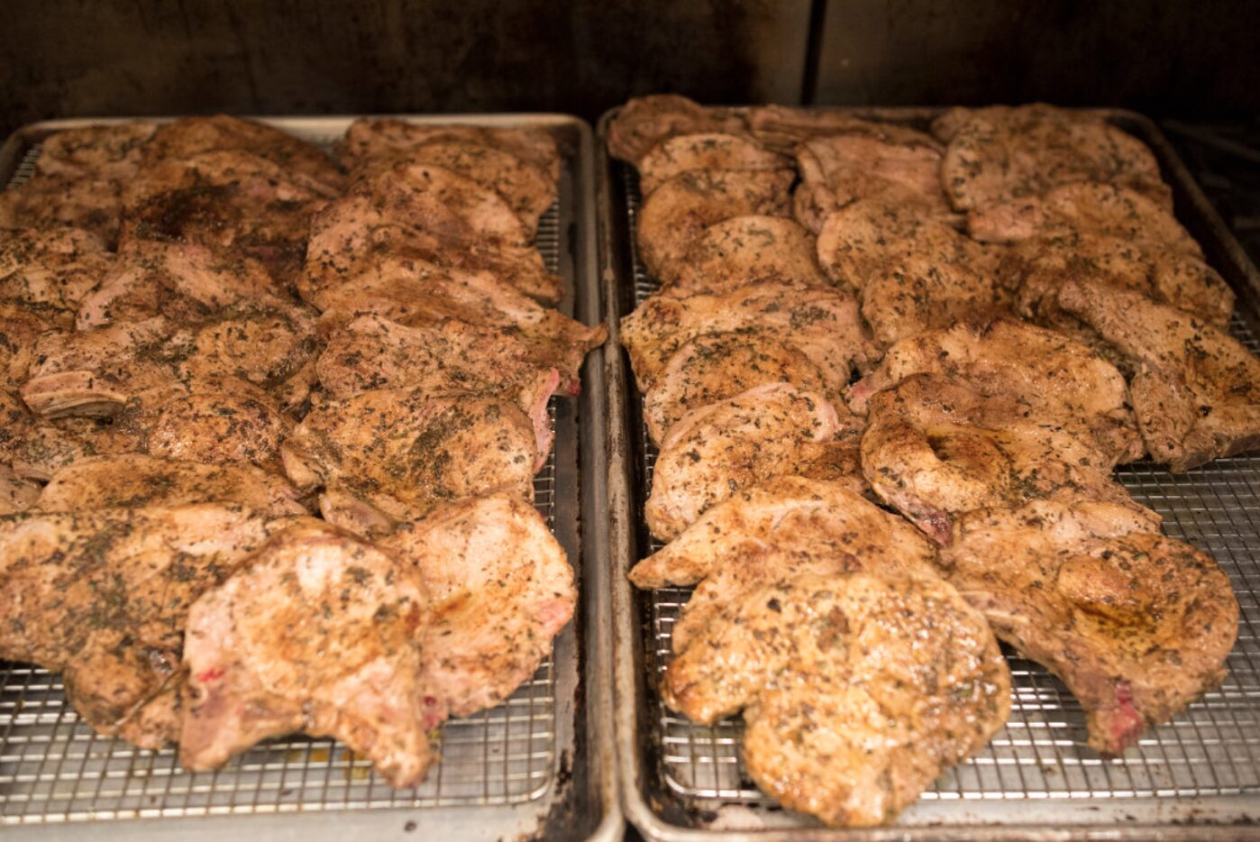 Rosemary marinated pork chops 