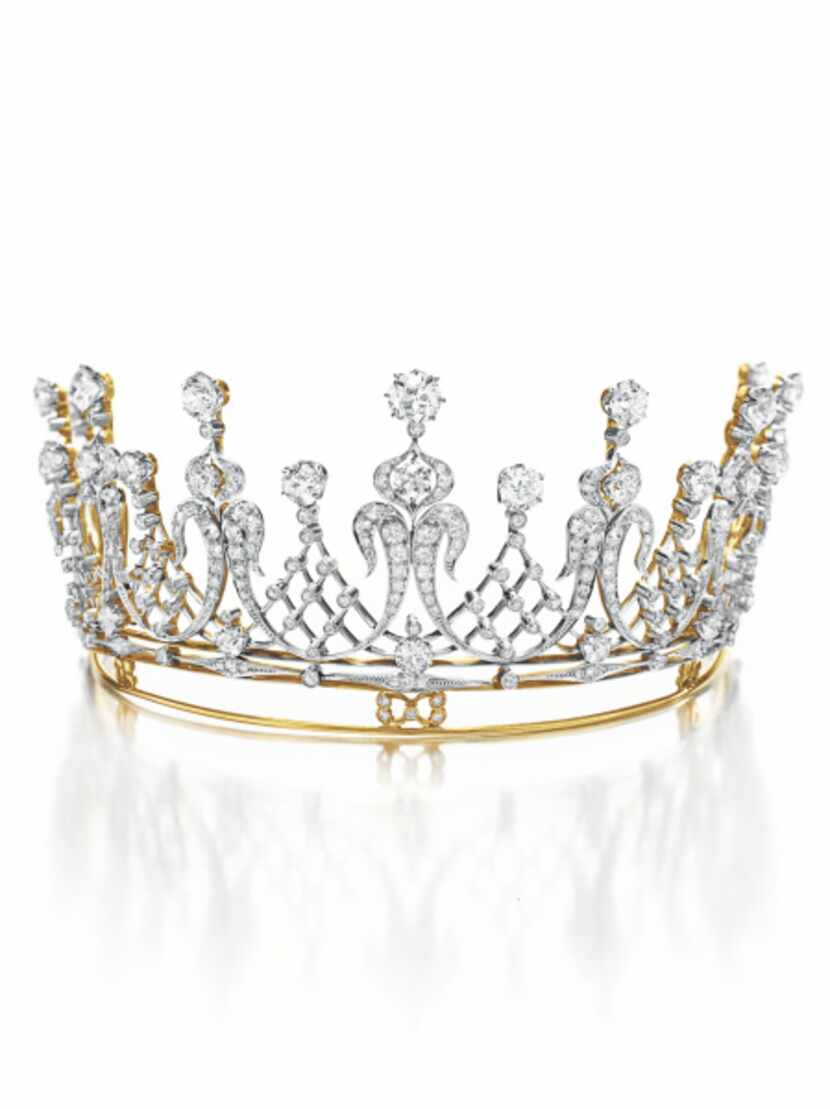 Antique diamond tiara, gift from Mike Todd. $351,000