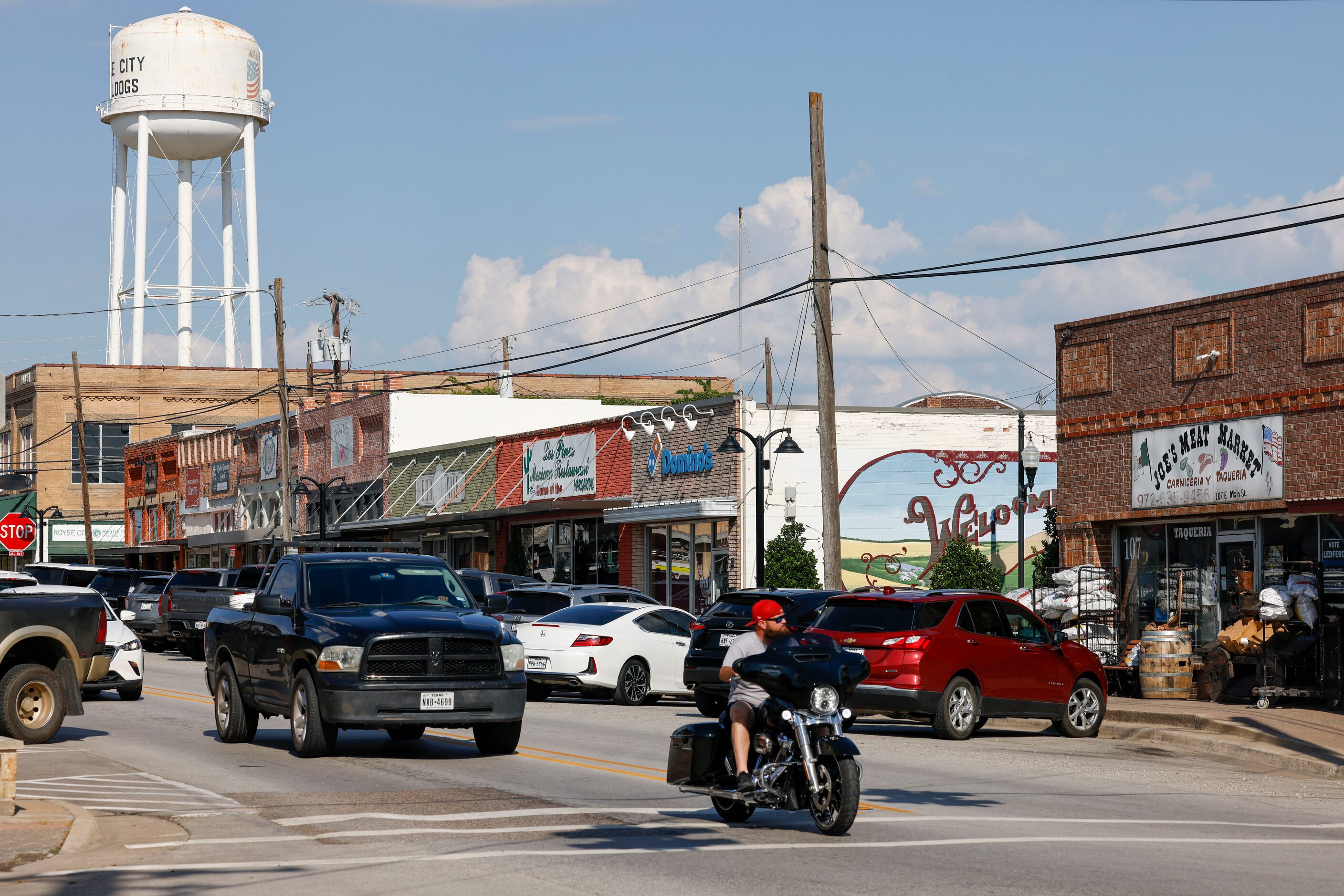 Main Street in downtown Royse City.