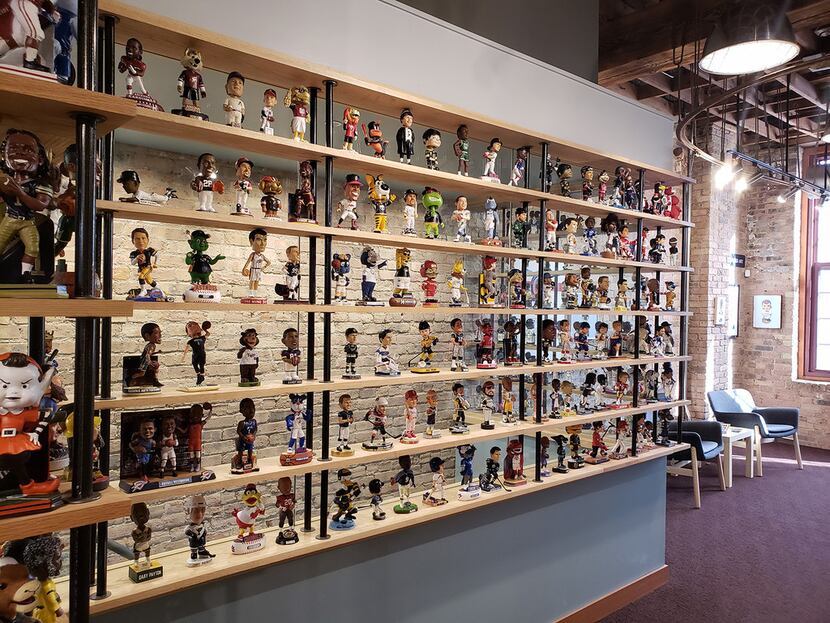 The National Bobblehead Hall of Fame and Museum has more than 6,500 items in its collection. 