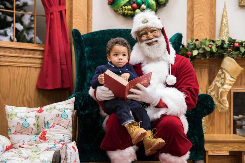 "Kids only see the red suit, the white beard," said Larry Jefferson, who was certainly Santa...