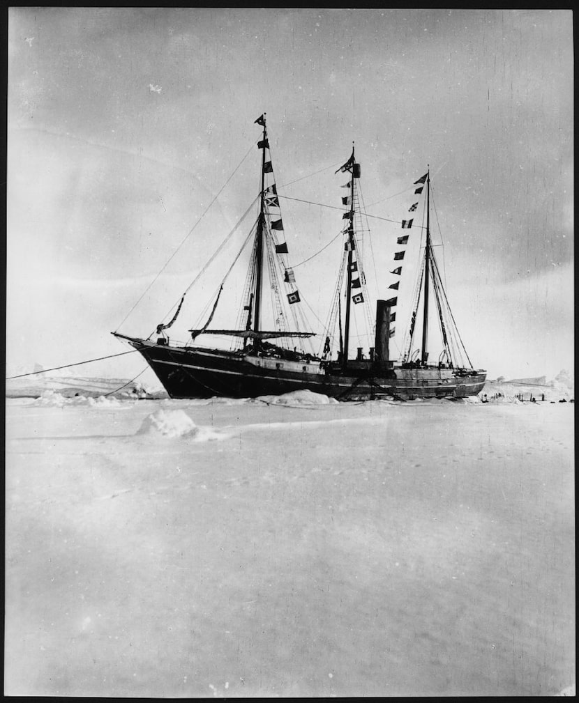 Robert Peary's ship, the Roosevelt, carried Donald MacMillan north in 1908    From A...