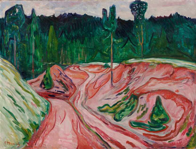 Edvard Munch Thuringian Forest, 1904; oil on canvas, Dallas Museum of Art, the Eugene and...