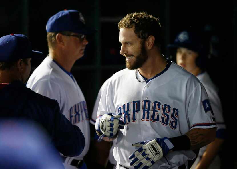 Round Rock Express Josh Hamilton (13) in a game against the Omaha Storm Chasers at Dell...