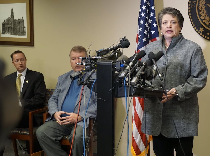 Tarrant County District Attorney Sharen Wilson, shown at a 2015 news conference, has a...