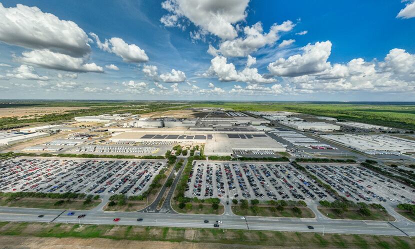Toyota's 2.3 million square foot manufacturing plant in San Antonio, where Tundra pickup...