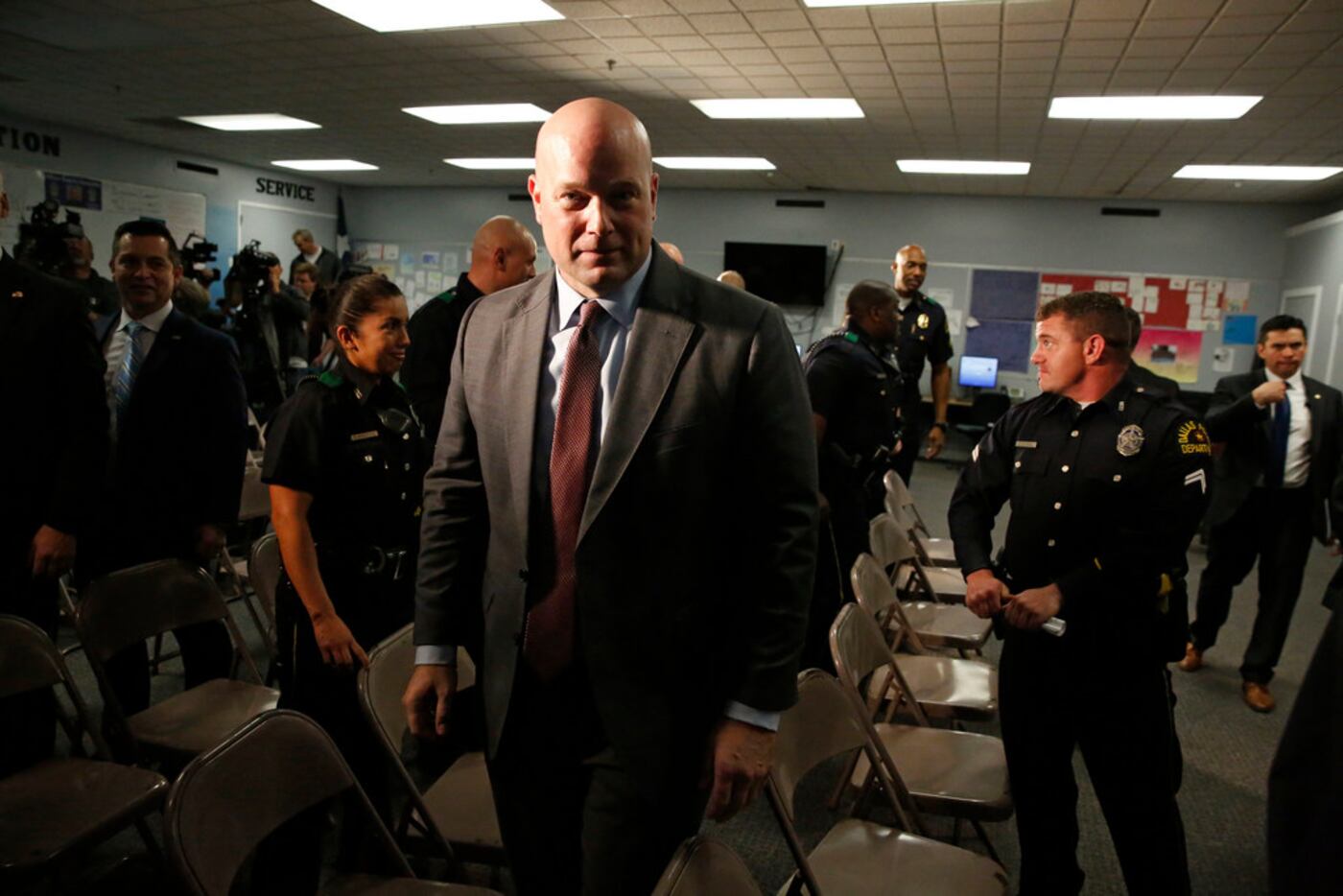 Acting Attorney General Matthew Whitaker said Project Safe Neighborhoods "is not just...