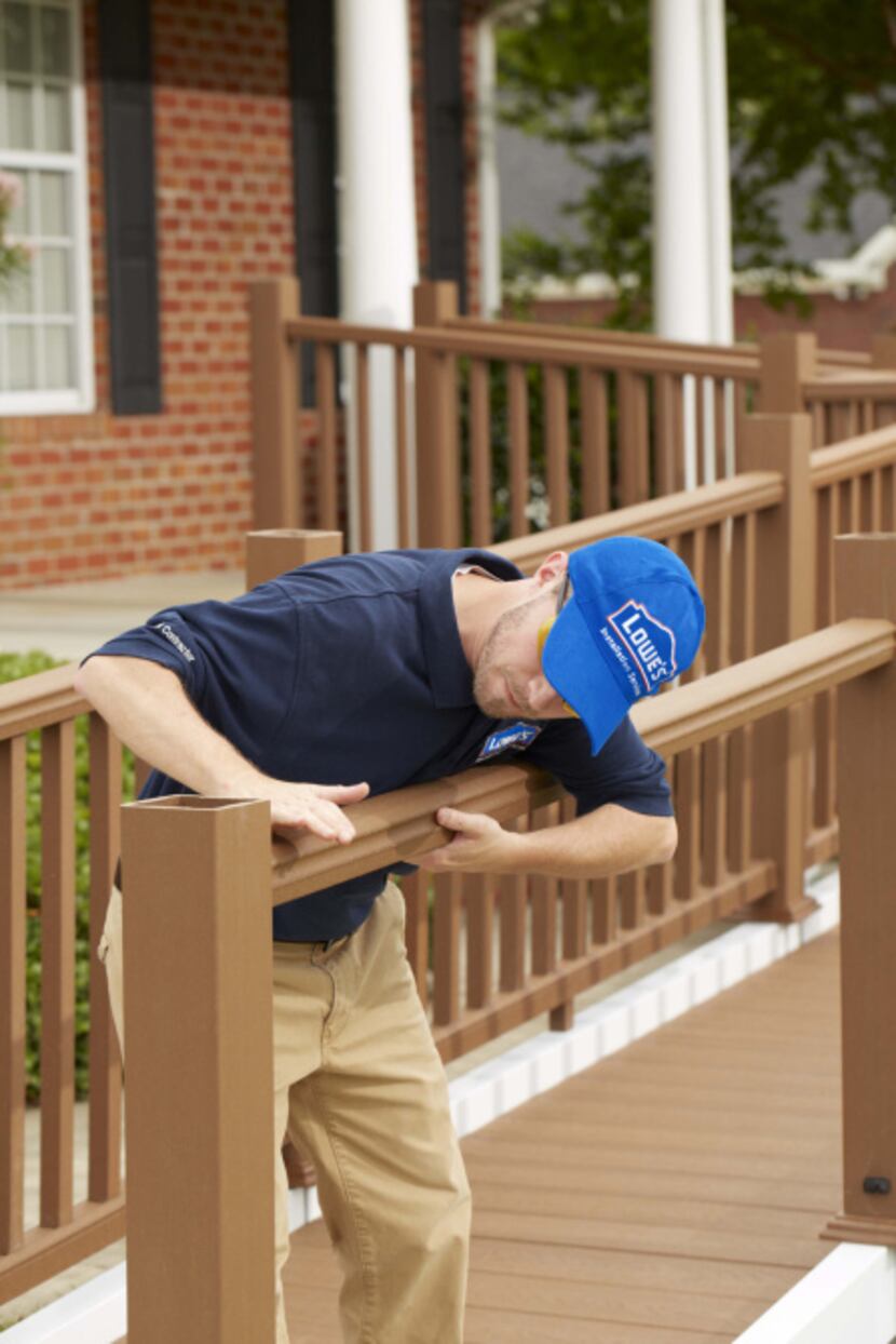 Lowe's Gatehouse Custom Access Ramp System lets do-it-yourselfers boost their home's...