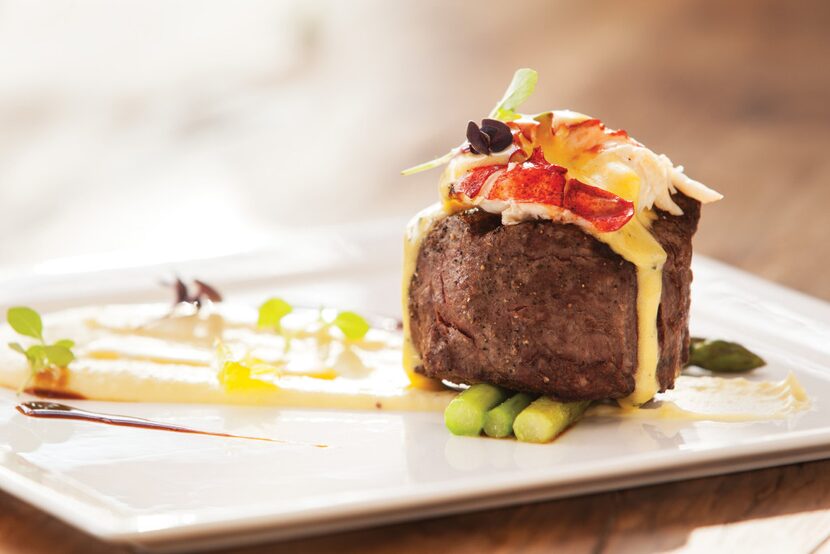 Steak at One Forty at the Four Seasons Lanai in Hawaii