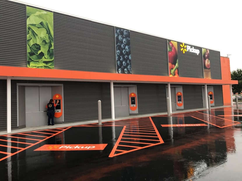 Walmart has a 20-by-80 foot refrigerated kiosk in the parking lot of a Walmart in Sherman at...