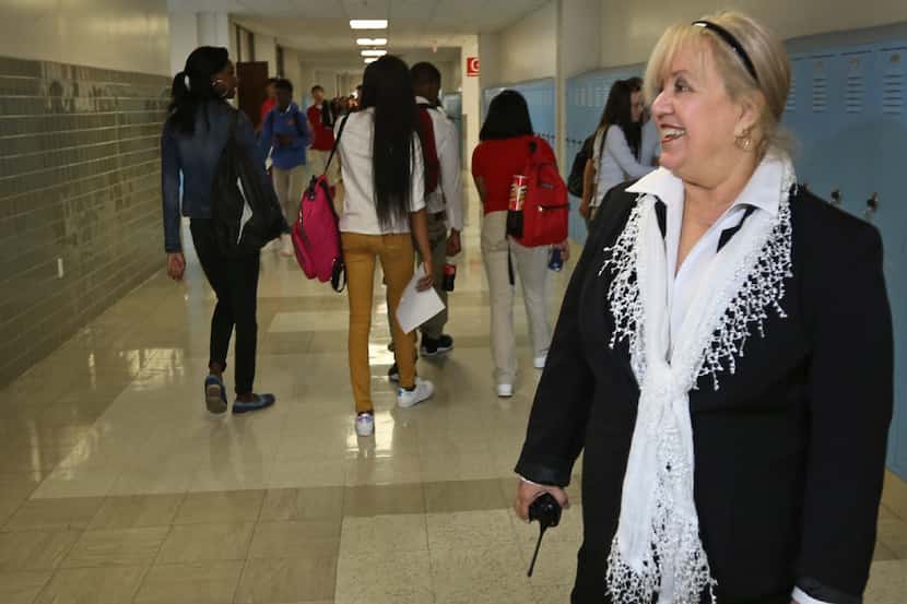Janice Lombardi is the new principal at Skyline High School in Dallas. She spent seven years...