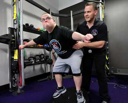 Josh Walters, who is 28 and has Down syndrome, has regained interest in life after working...