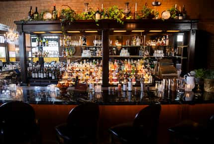 The bar at St. Martin's Wine Bistro on Greenville Avenue was moved to the new restaurant.