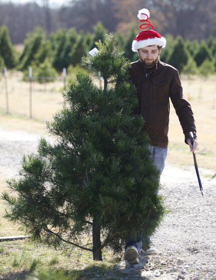 Holiday hats are optional at Kajin Farm.