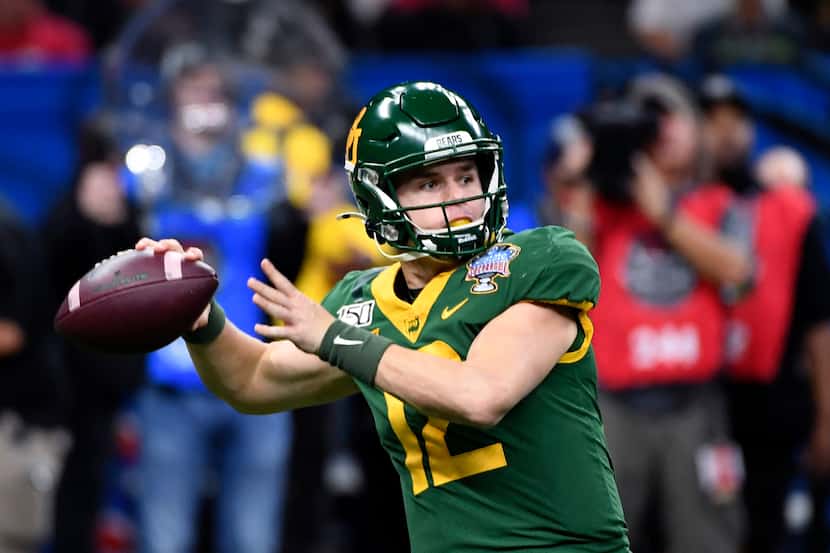 Baylor quarterback Charlie Brewer (12) passes in the first half of the Sugar Bowl NCAA...