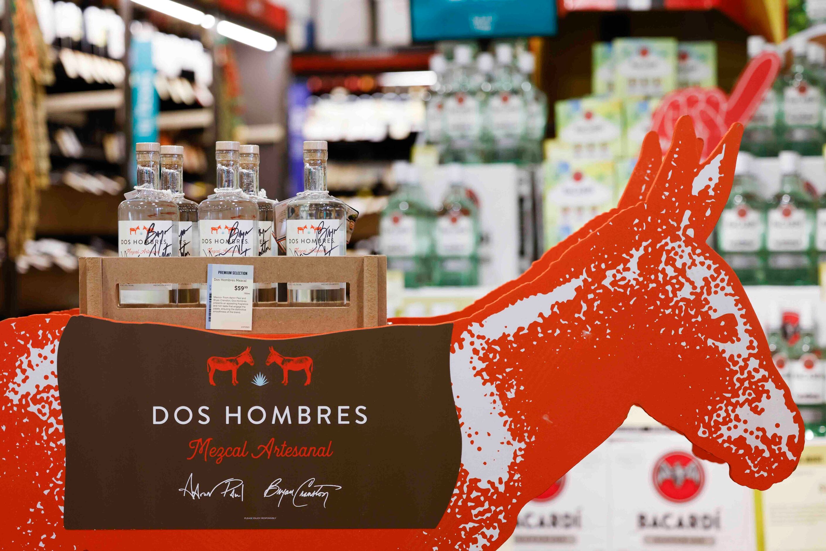 Dos Hombres, co-founded by actors Bryan Cranston, Aarol Paul and third-generation mezcalero...