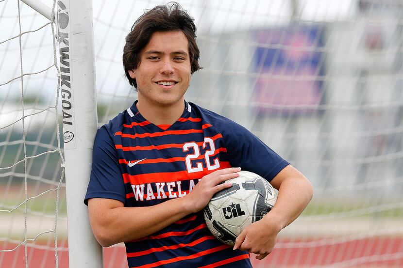 Brennan Bezdek of Wakeland High School is the 2022 Boys Soccer All-Area Player of the year,...