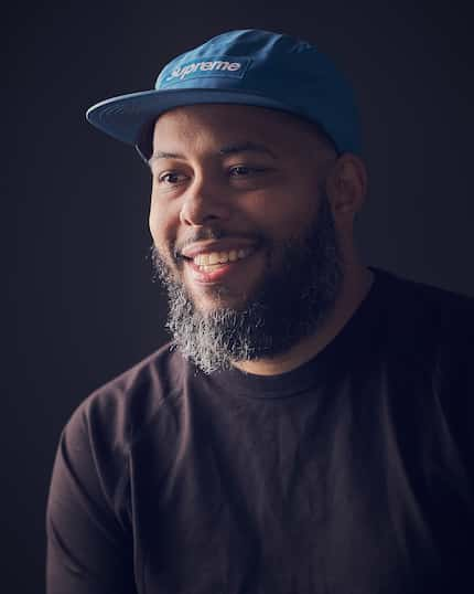 A head shot of artist Jeremy Biggers