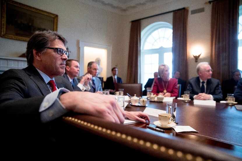 Energy Secretary Rick Perry has called nuclear waste storage a "political football." (Andrew...