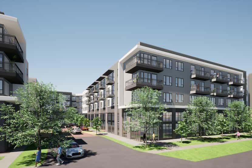 High Street Residential is also building the 370-unit Montgomery at Watters Creek apartments...