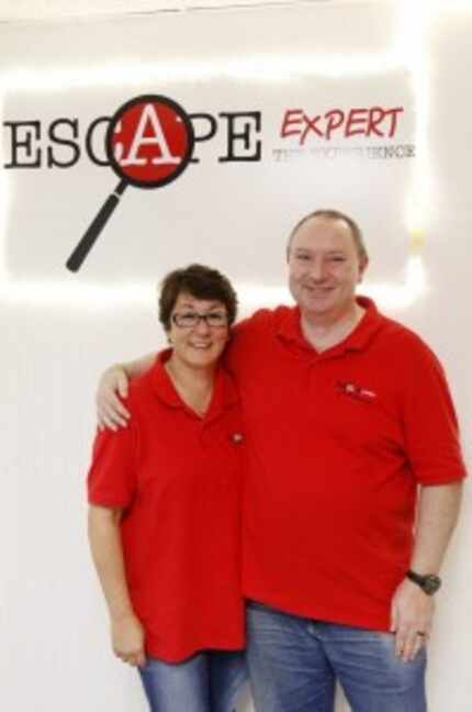 Andrew and Traci McJannett-Smith, husband and wife and co-owners of Escape Expert (Michael...