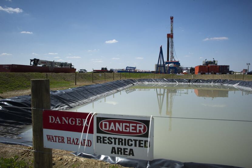  In this April 13, 2012 file photo, a Consol Energy Horizontal Gas Drilling Rig is seen...