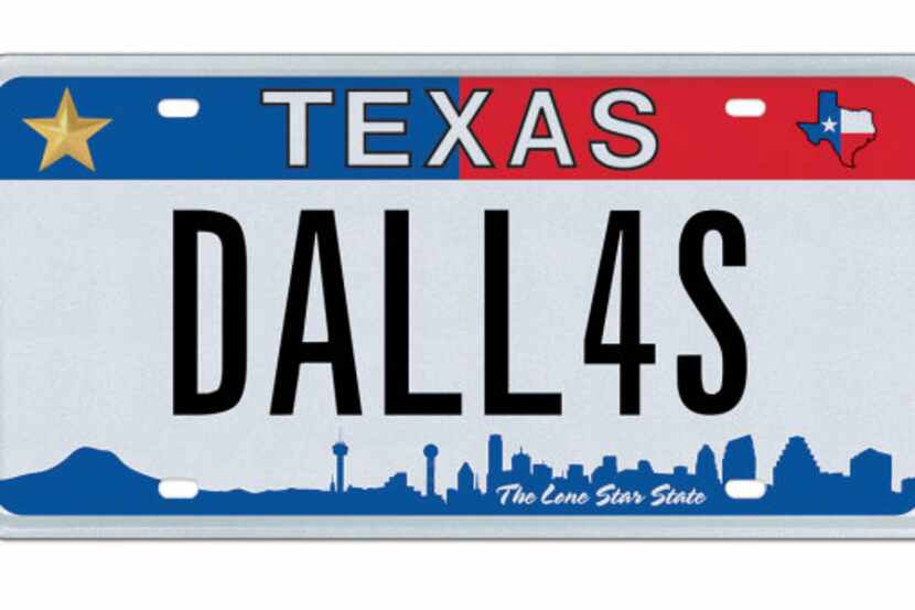 A screengrab of the DALL4S plates up for auction by My Plates.