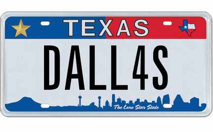 A screengrab of the DALL4S plates up for auction by My Plates.