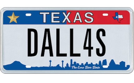 A screengrab of the DALL4S plates up for auction by My Plates.