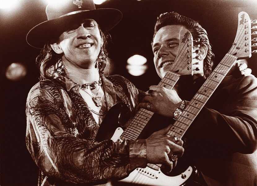 Stevie Ray Vaughan and older brother Jimmie (SRVOfficial.com)