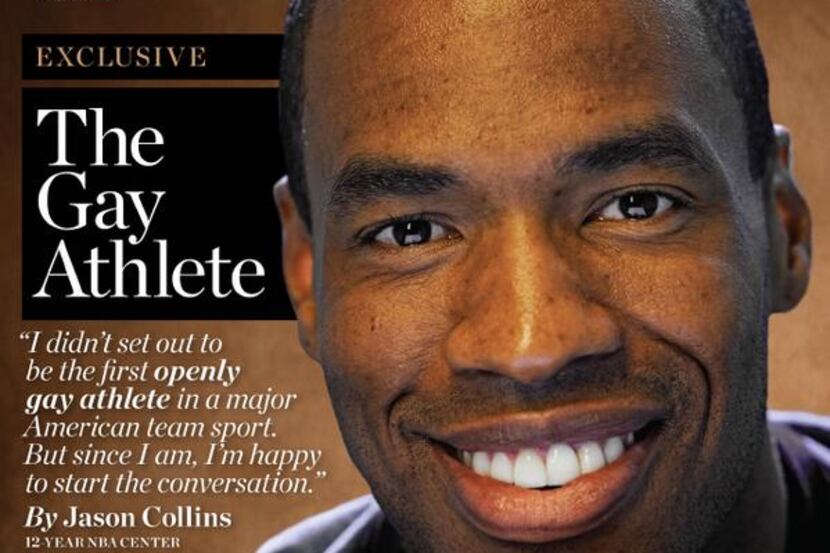 Jason Collins on the new Sports Illustrated issue.