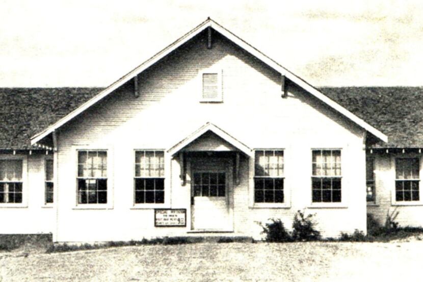 A 1930s photo shows Pleasant View Baptist’s simple frame structure, built in the 1920s to...