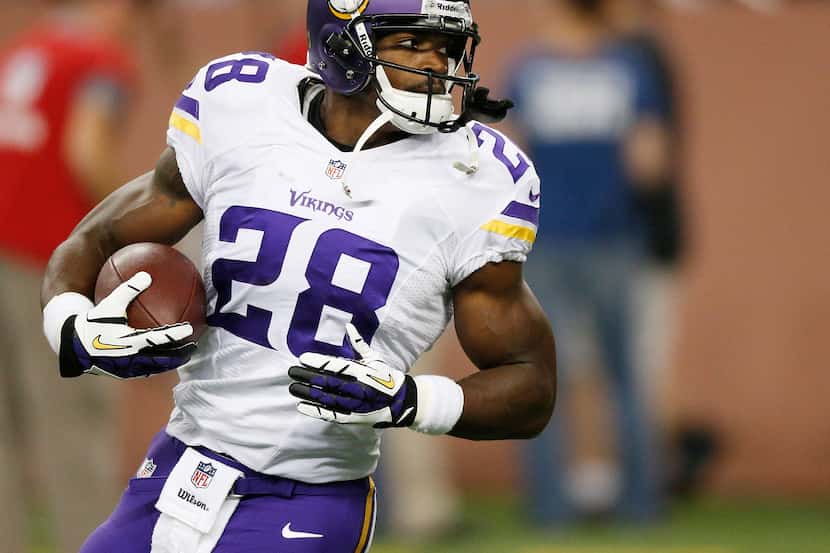 FILE: A district court judge has ruled that Adrian Peterson is eligible to play in the NFL....