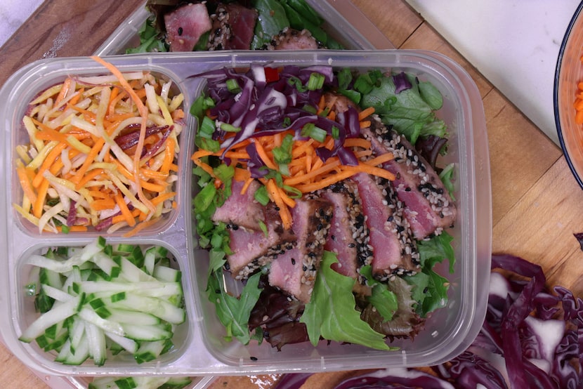 Seared Ahi bento box 