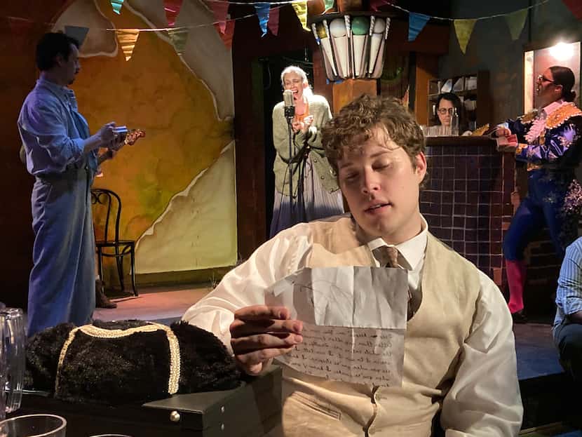 Tommy Stuart reads a letter his character supposedly wrote in Ochre House Theater's...