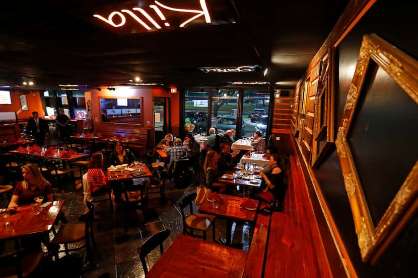 Patrons dine in at Lima Taverna  in Plano. (Jae S. Lee/The Dallas Morning News)