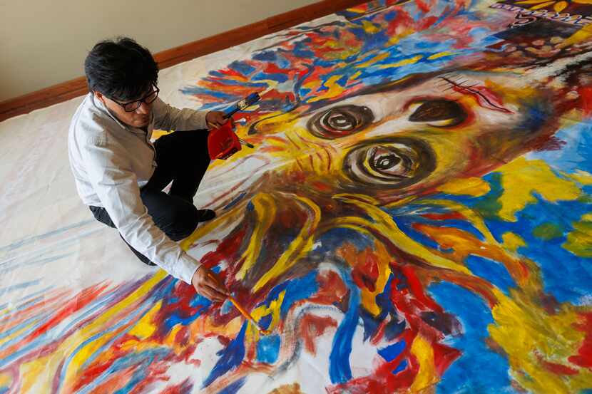 Jorge Domínguez Cruz, a self-taught Indigenous artist originally from Mata de Otate,...