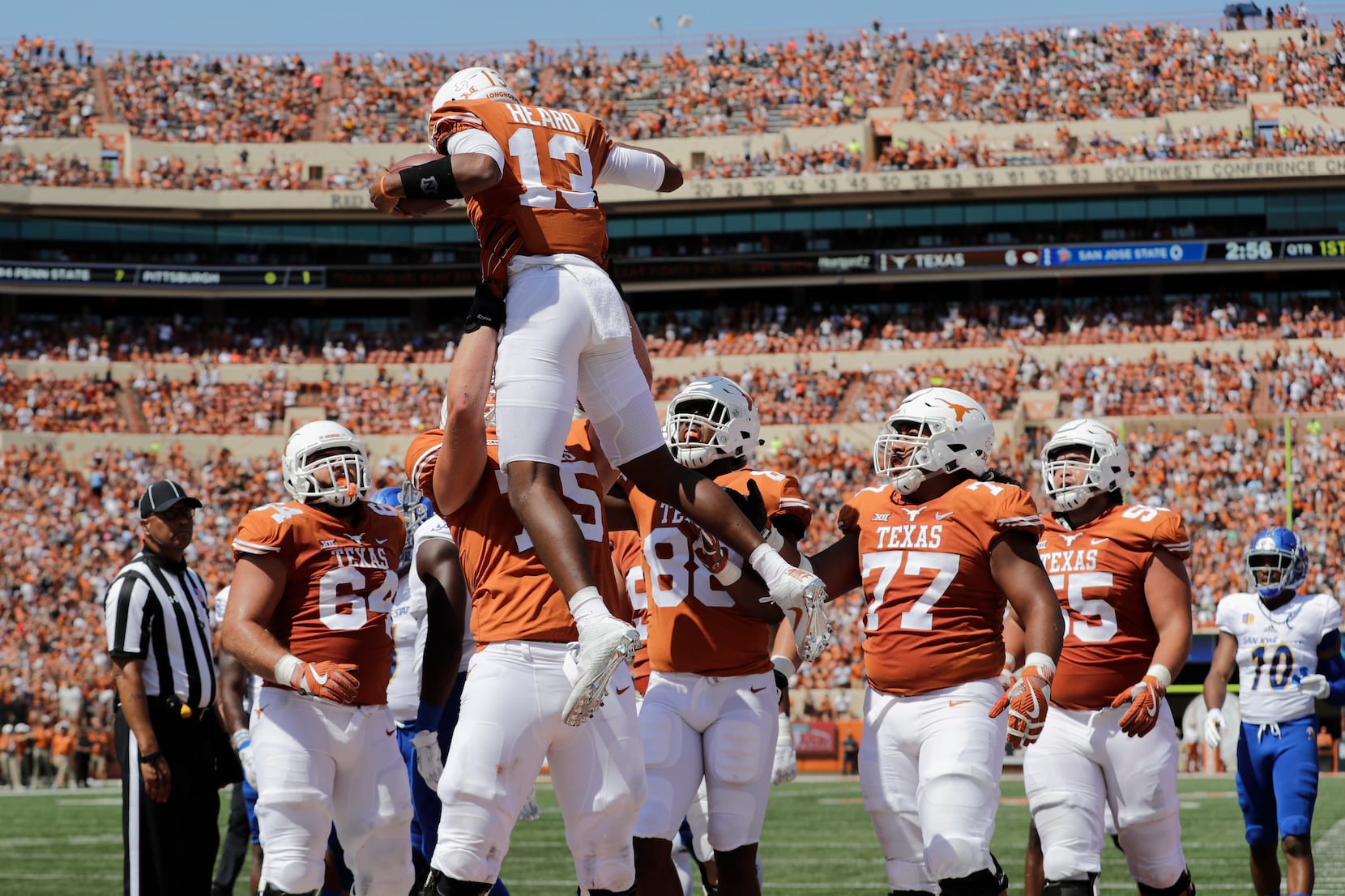 Big 12 aims for 3-game sweep of mighty SEC after Longhorns' win at Alabama, Ap Sports