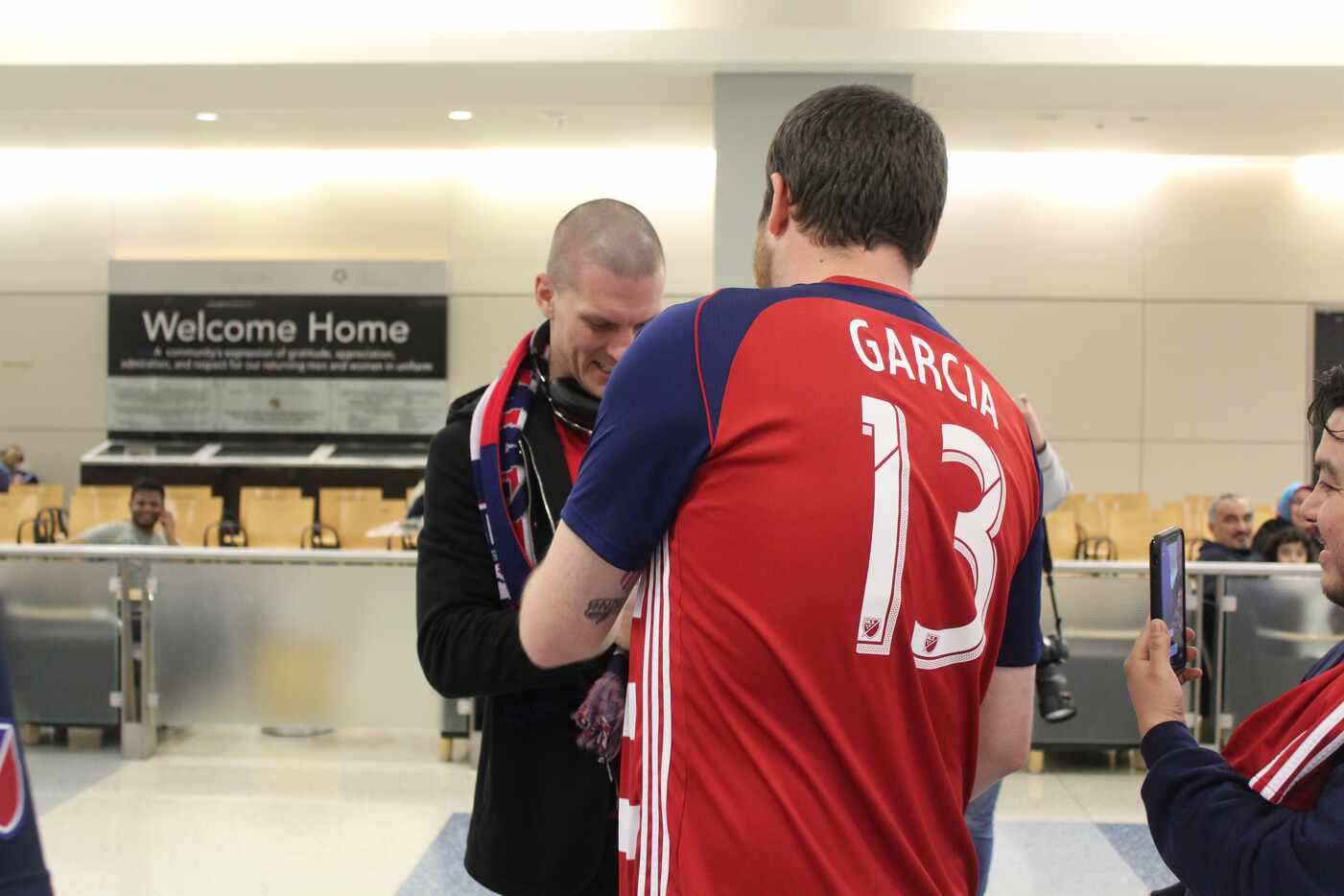 January 18, 2019 (Dallas Fort-Worth International Airport): New FC Dallas striker Zdenek...