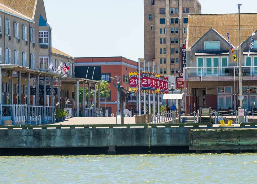 Pier 21 is one of Galveston's popular tourist areas.