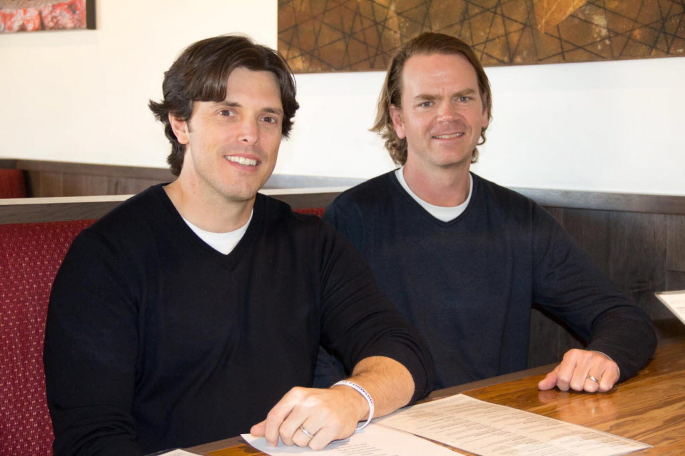 Alex Richter and Mark Yeaman dined at Nazca Kitchen on end of the world day on  Dec. 21 in...