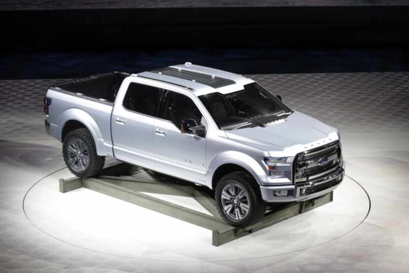 Ford’s Atlas concept pickup offers an idea of what the next F-150 may look like. It has an...