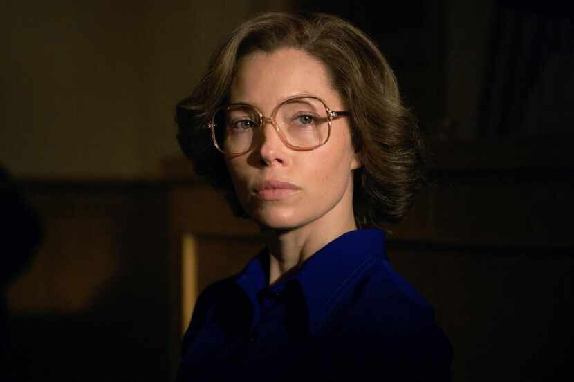 Jessica Beil appears as Candy Montgomery in "Candy," Hulu's mini-series on the 1980 ax...