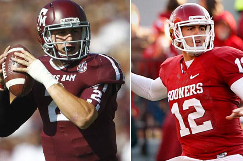 AT&T COTTON BOWL — Oklahoma plus-41/2 over Texas A&M. Might be the first matchup ever...